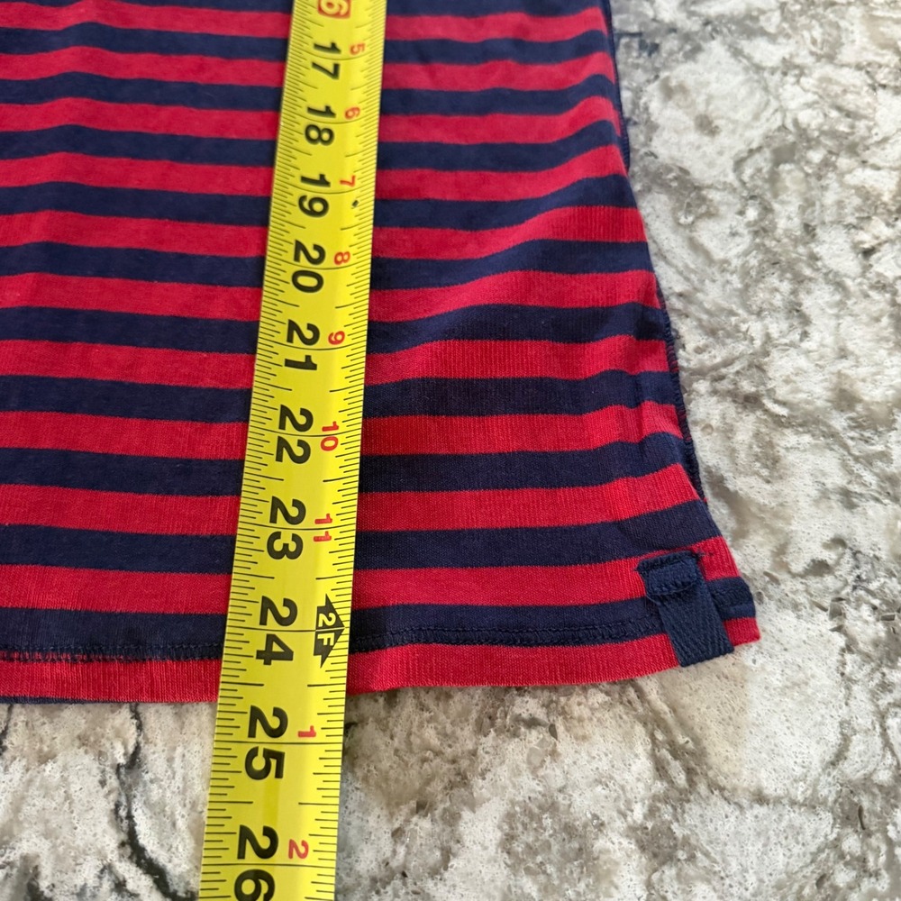 We The Free Free People Americana Combo Striped Turtleneck Red Blue Small NWT - Picture 10 of 11